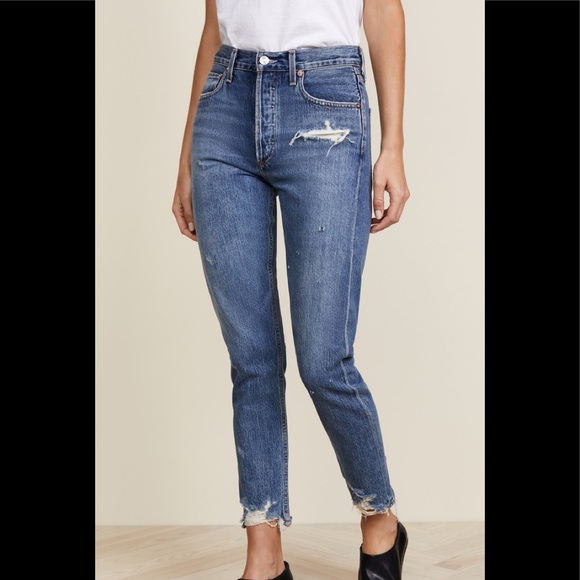 agolde jamie high rise grade